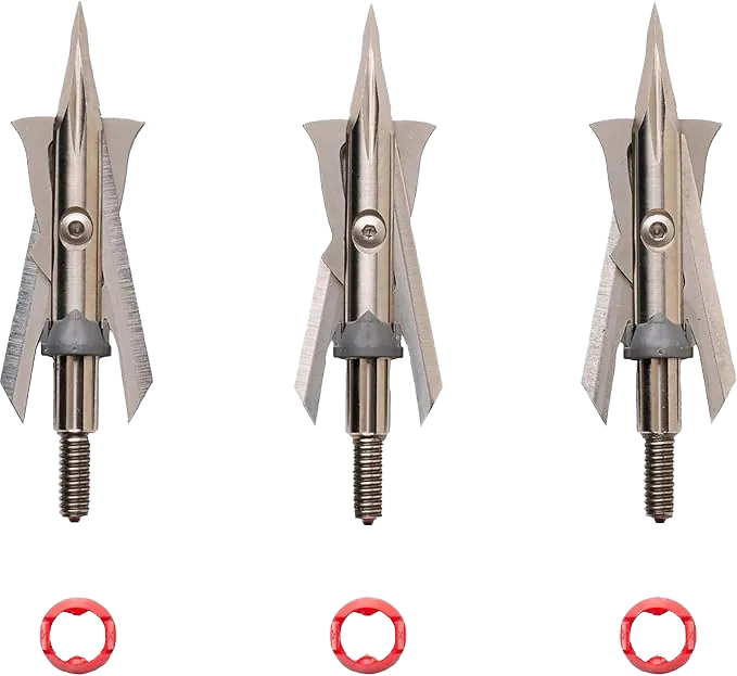 RAGE EXPANDABLE BROADHEADS BLACK SERIES TRYPAN 100GR 2-BLADE 3/PK