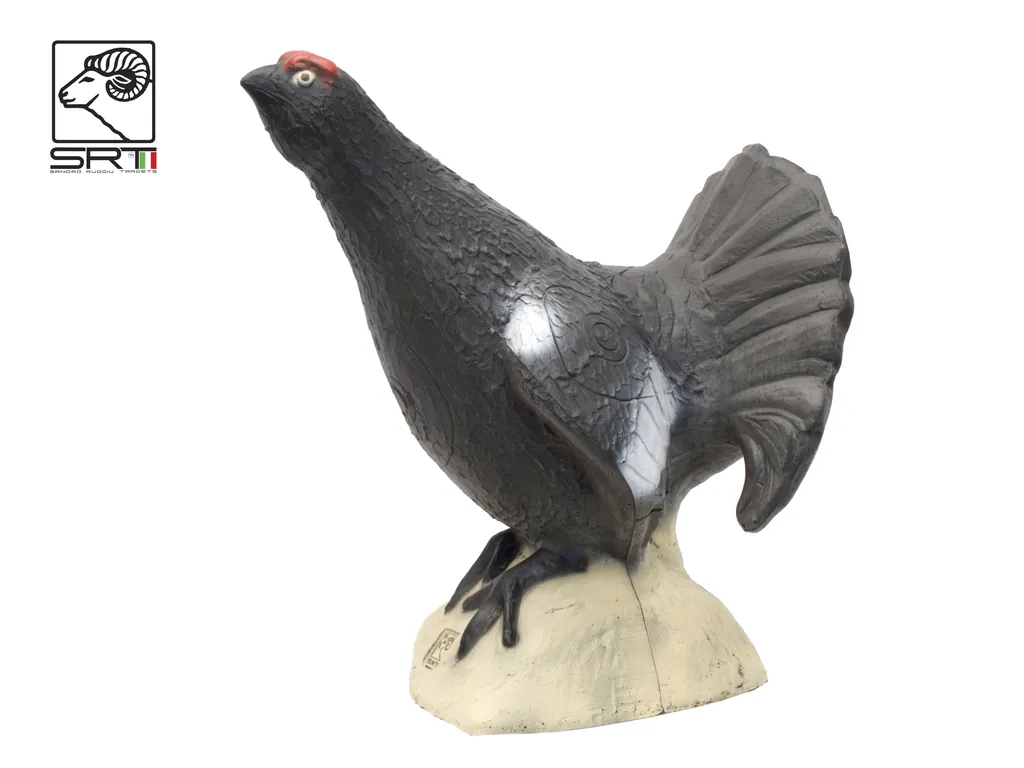 SRT 3D TARGET BLACK COCK - GROUP 4 - L54cm H58cm