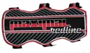 MAXIMAL SINGLE ARMGUARDS 19CM REDLINE  / P600D / 3 FASTENERS BLACK