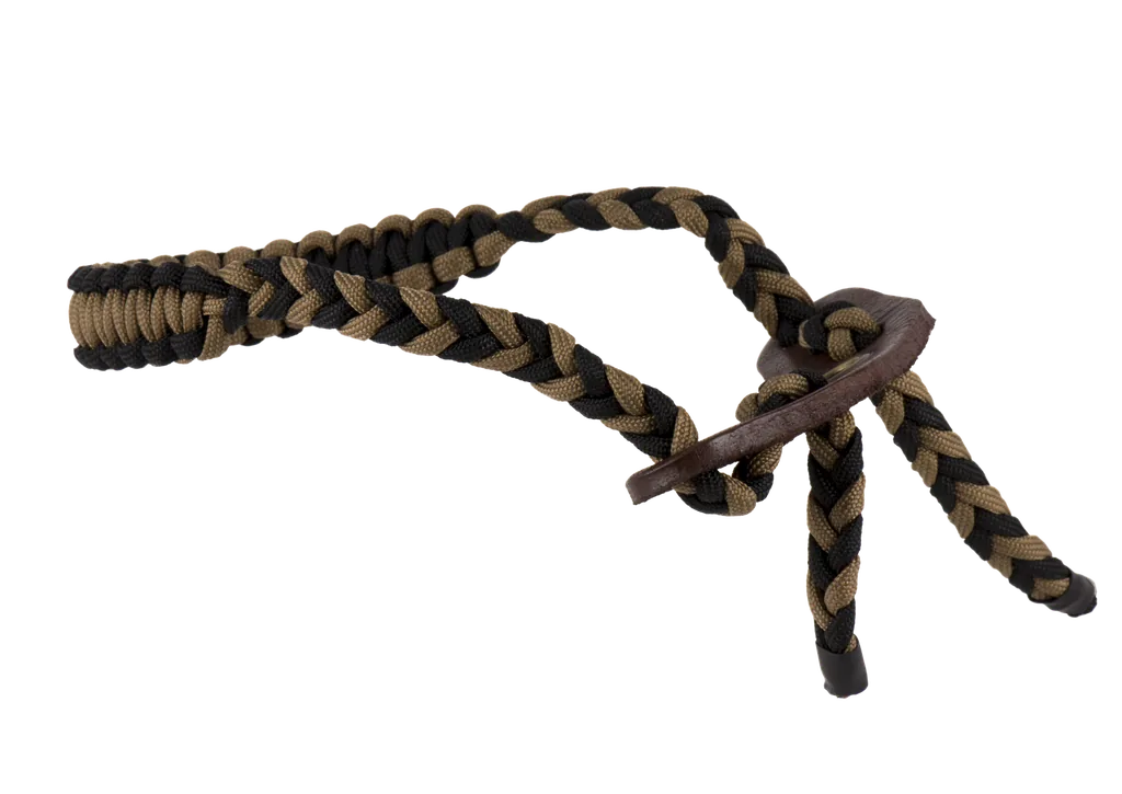 MAXIMAL WRIST SLINGS BRAIDED WITH LEATHER MOUNT CAMO
