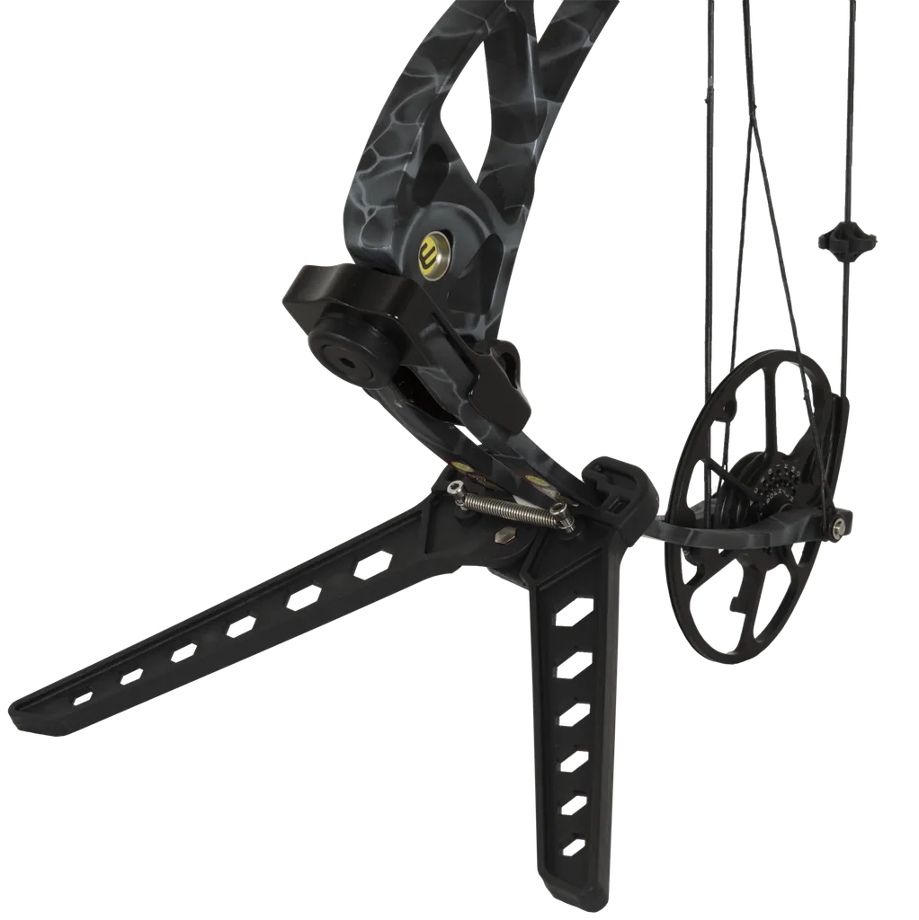 COMPOUND BOWSTANDS TPE PRO-POD STAND BLACK WITH BLACK LIMB PROTECTION