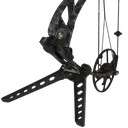 COMPOUND BOWSTANDS TPE PRO-POD STAND BLACK WITH BLACK LIMB PROTECTION