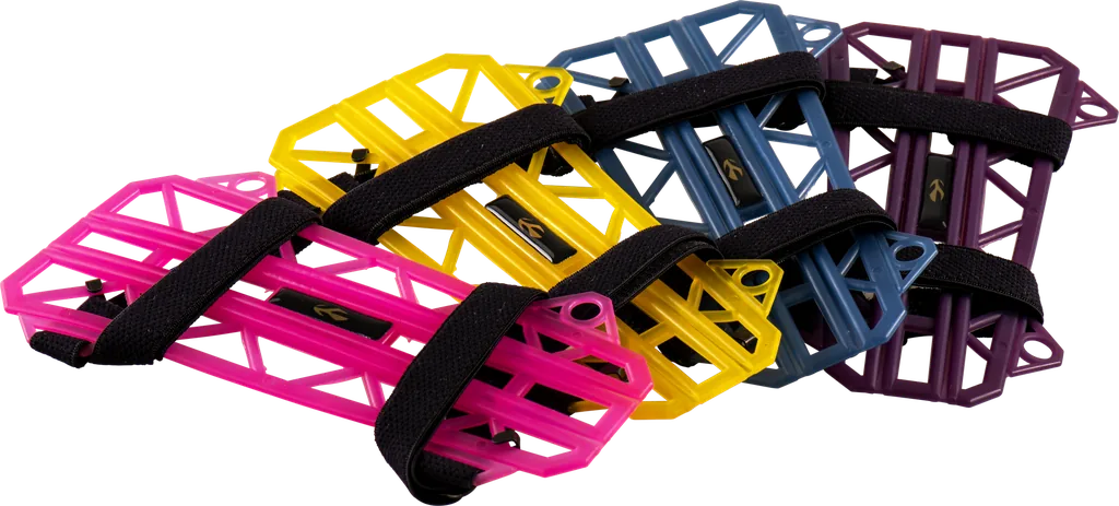 SAUNDERS SINGLE ARMGUARDS VENTILATED-PLASTIC ASSORTED COLORS 12/PK